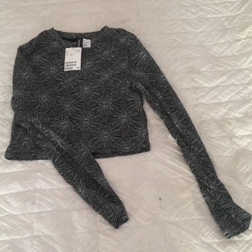 H&M sparkly top